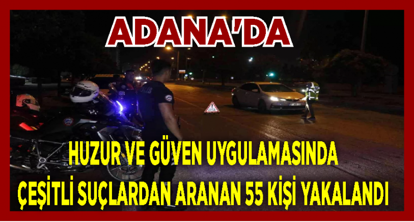 Adana'da 2 bin 650 polisle 