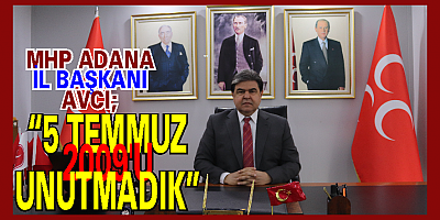 Avcı, “Doğu Türkistan Türk’tür, Türk kalacaktır!”