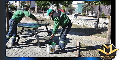 Ceyhan Belediyesi Sarımazı’da bakım ve temizlik yaptı