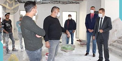 Cumhuriyet Mahallesinde 28 Derslikli İlkokul Binası İnşaatında sona gelindi