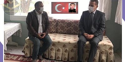Şehadetinin Yıldönümünde Şehit Jandarma Er Ali Fuat Haydaroğlu'nun Ailesine Ziyaret